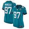 Zennovawear Women's Jacksonville Jaguars Henry Mondeaux Teal Game Jersey