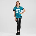 Zennovawear Women's Jacksonville Jaguars Henry Mondeaux Teal Game Jersey