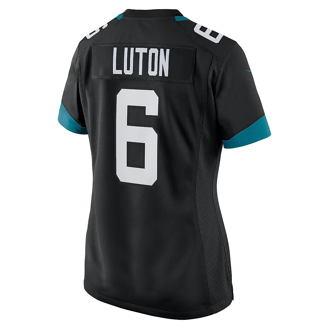 Zennovawear Women's Jacksonville Jaguars Jake Luton Black Game Jersey