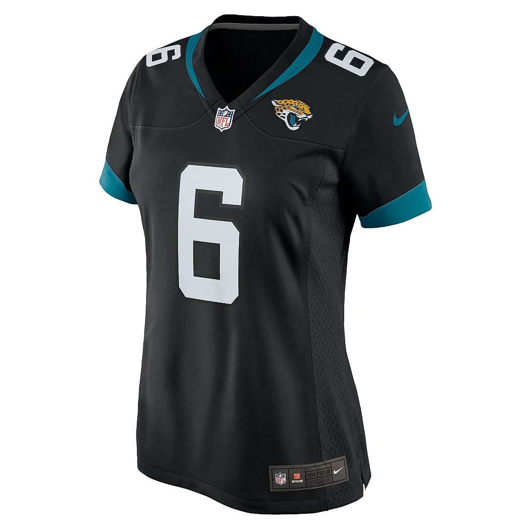 Zennovawear Women's Jacksonville Jaguars Jake Luton Black Game Jersey