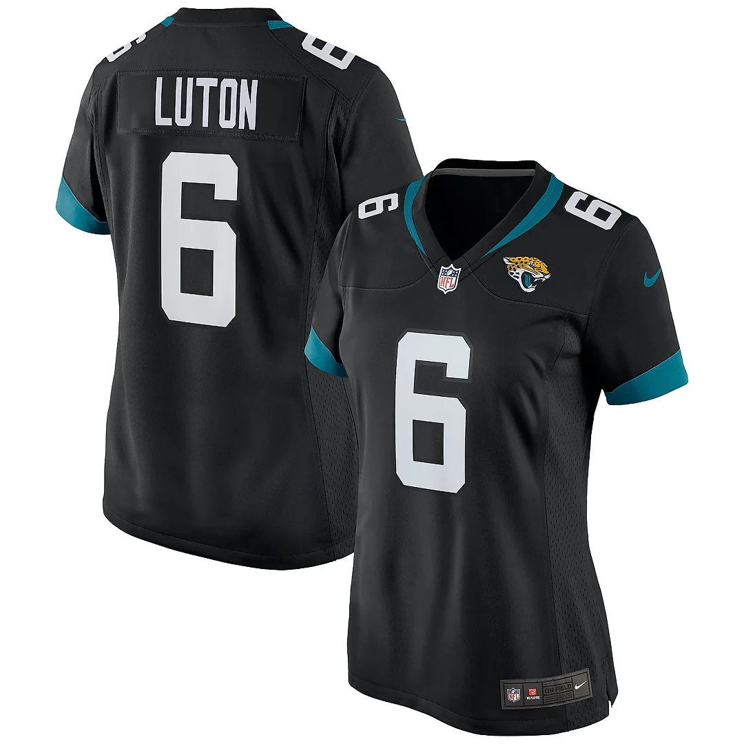 Zennovawear Women's Jacksonville Jaguars Jake Luton Black Game Jersey