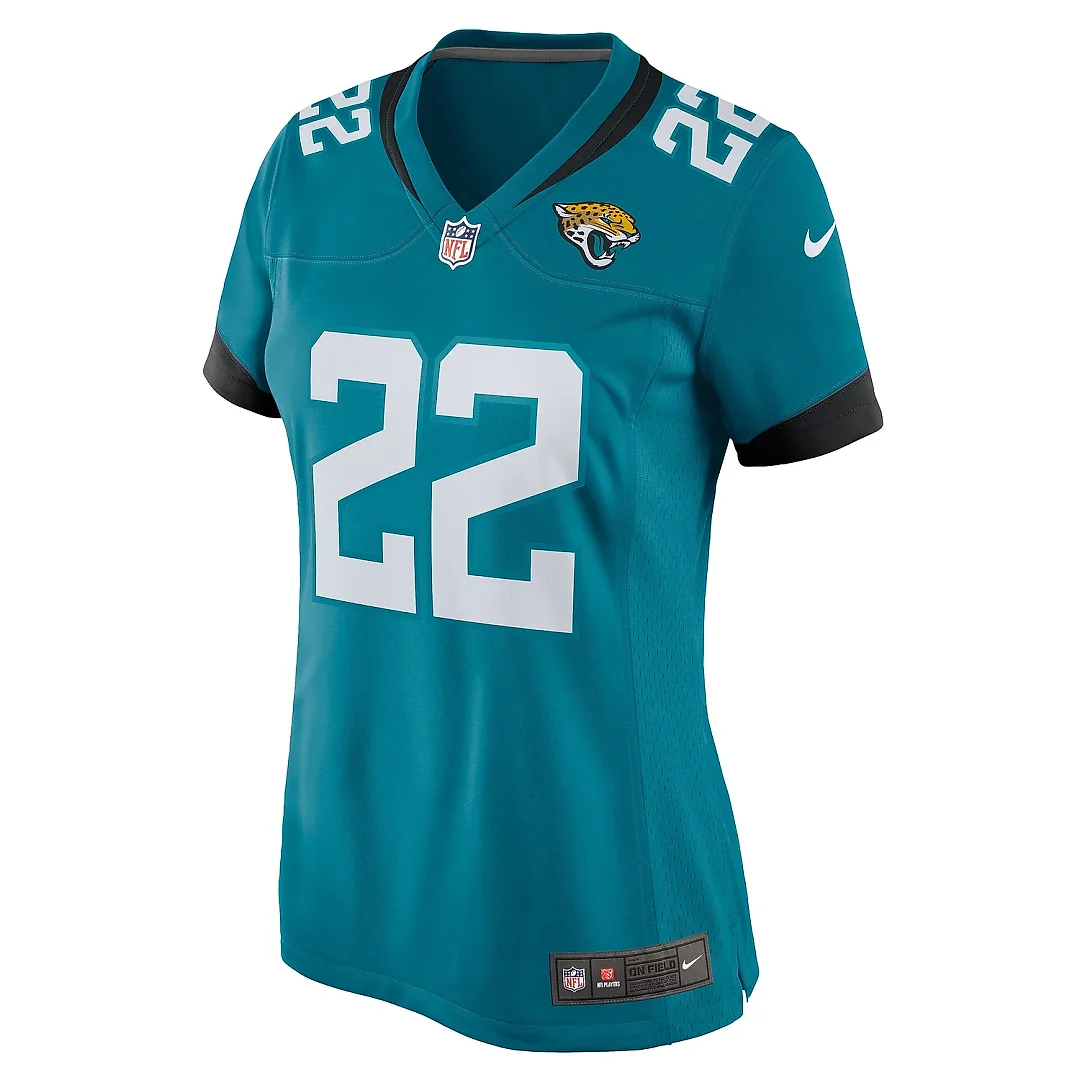 Zennovawear Women's Jacksonville Jaguars Jamycal Hasty Teal Game Player Jersey