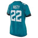 Zennovawear Women's Jacksonville Jaguars Jamycal Hasty Teal Game Player Jersey