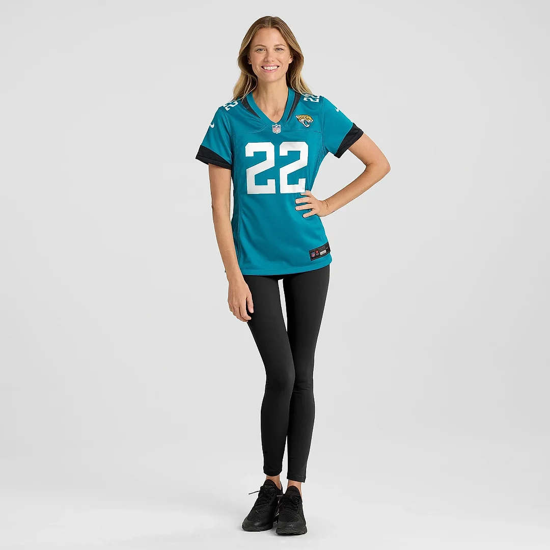 Zennovawear Women's Jacksonville Jaguars Jarrian Jones Teal Game Jersey