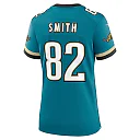 Zennovawear Women's Jacksonville Jaguars Jimmy Smith Teal Prowler Throwback Retired Player Game Jersey