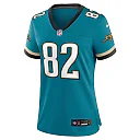 Zennovawear Women's Jacksonville Jaguars Jimmy Smith Teal Prowler Throwback Retired Player Game Jersey