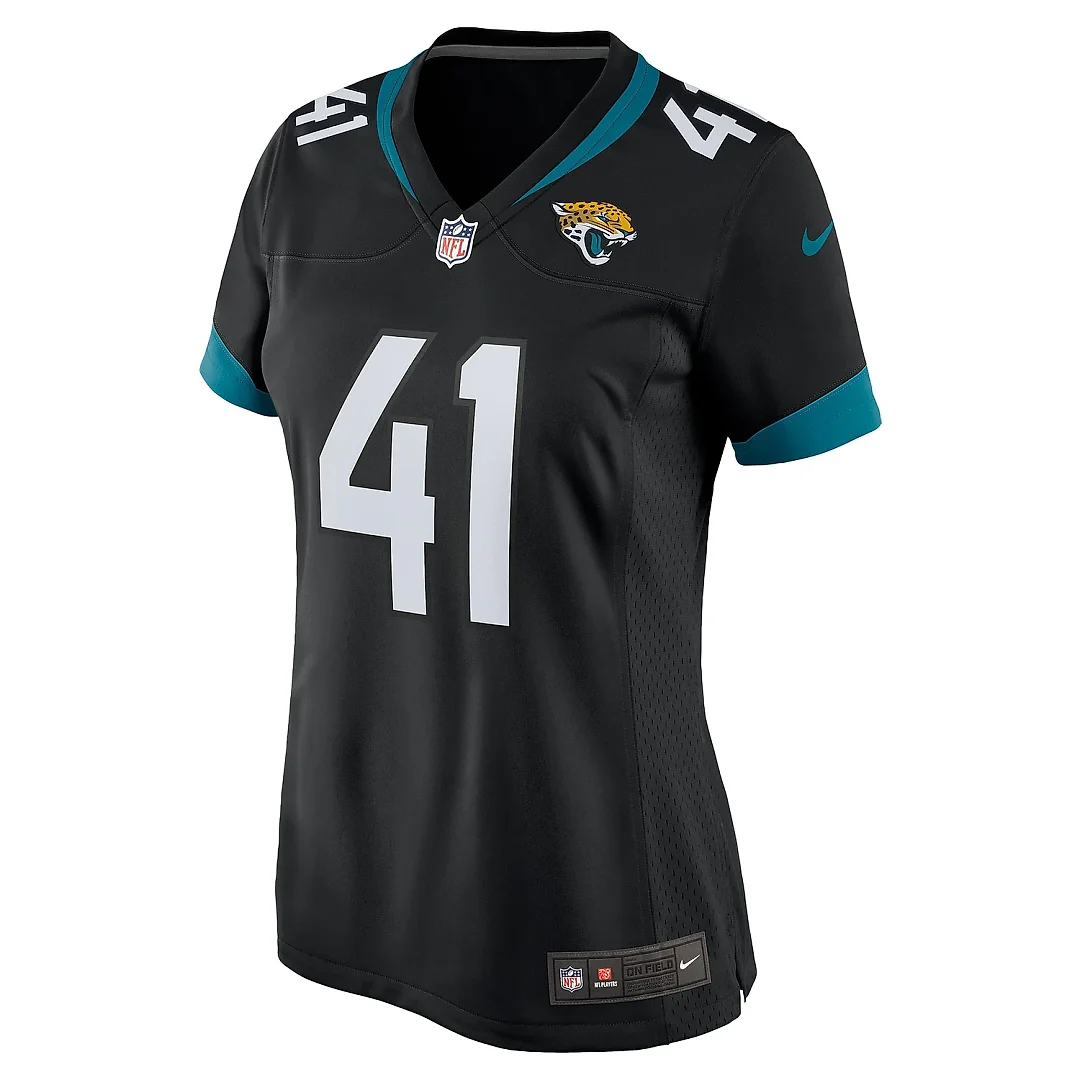 Zennovawear Women's Jacksonville Jaguars Josh Hines-Allen Black Alternate Player Game Jersey