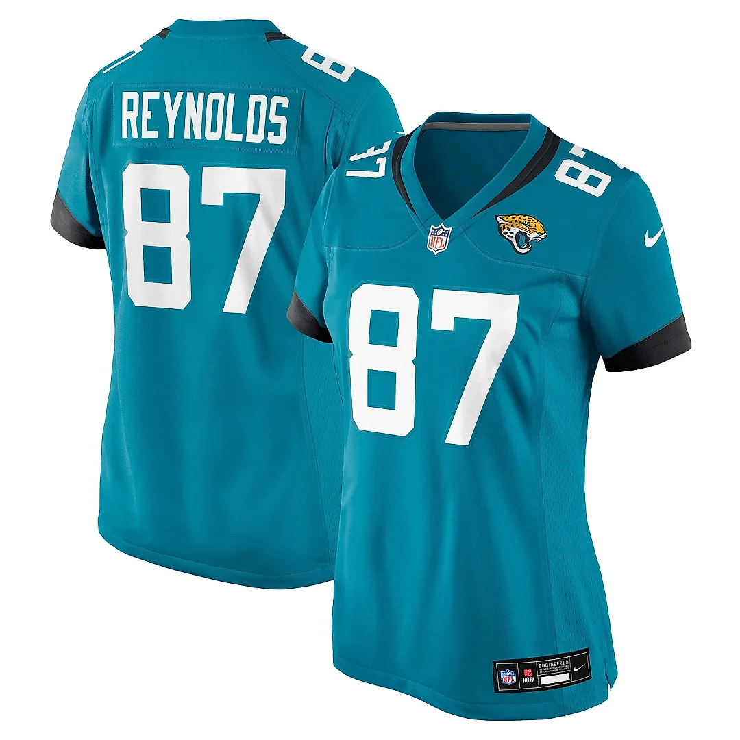 Zennovawear Women's Jacksonville Jaguars Josh Reynolds Teal Team Game Jersey
