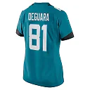 Zennovawear Women's Jacksonville Jaguars Josiah Deguara Teal Team Game Jersey