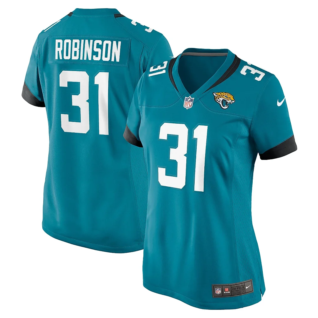 Zennovawear Women's Jacksonville Jaguars Keilan Robinson Teal Game Jersey