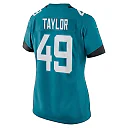 Zennovawear Women's Jacksonville Jaguars Leonard Taylor Teal Game Jersey