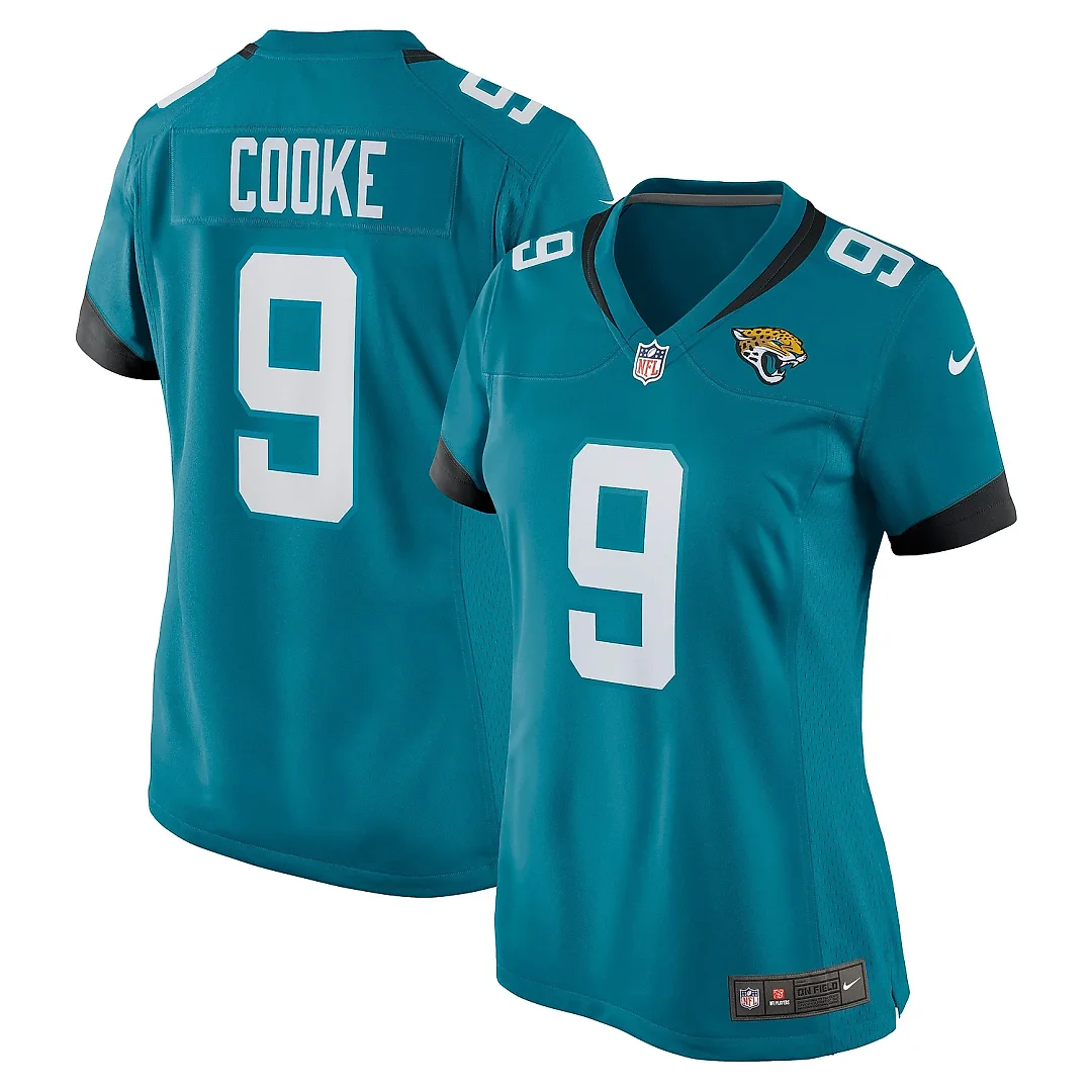 Zennovawear Women's Jacksonville Jaguars Logan Cooke Teal Game Jersey
