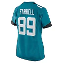 Zennovawear Women's Jacksonville Jaguars Luke Farrell Teal Game Jersey