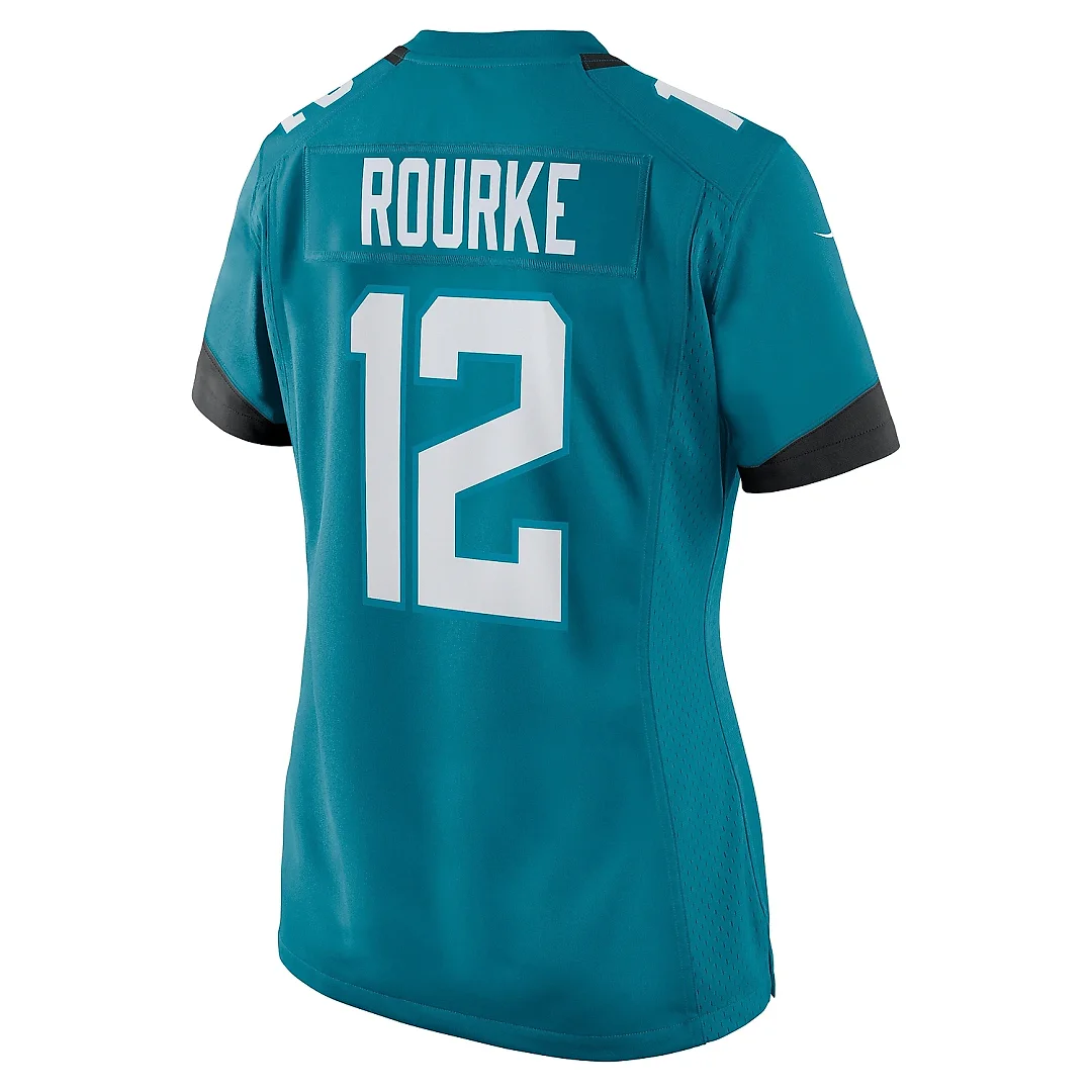 Zennovawear Women's Jacksonville Jaguars Nathan Rourke Teal Team Game Jersey