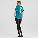 Zennovawear Women's Jacksonville Jaguars Number 1 Bride Teal Game Jersey