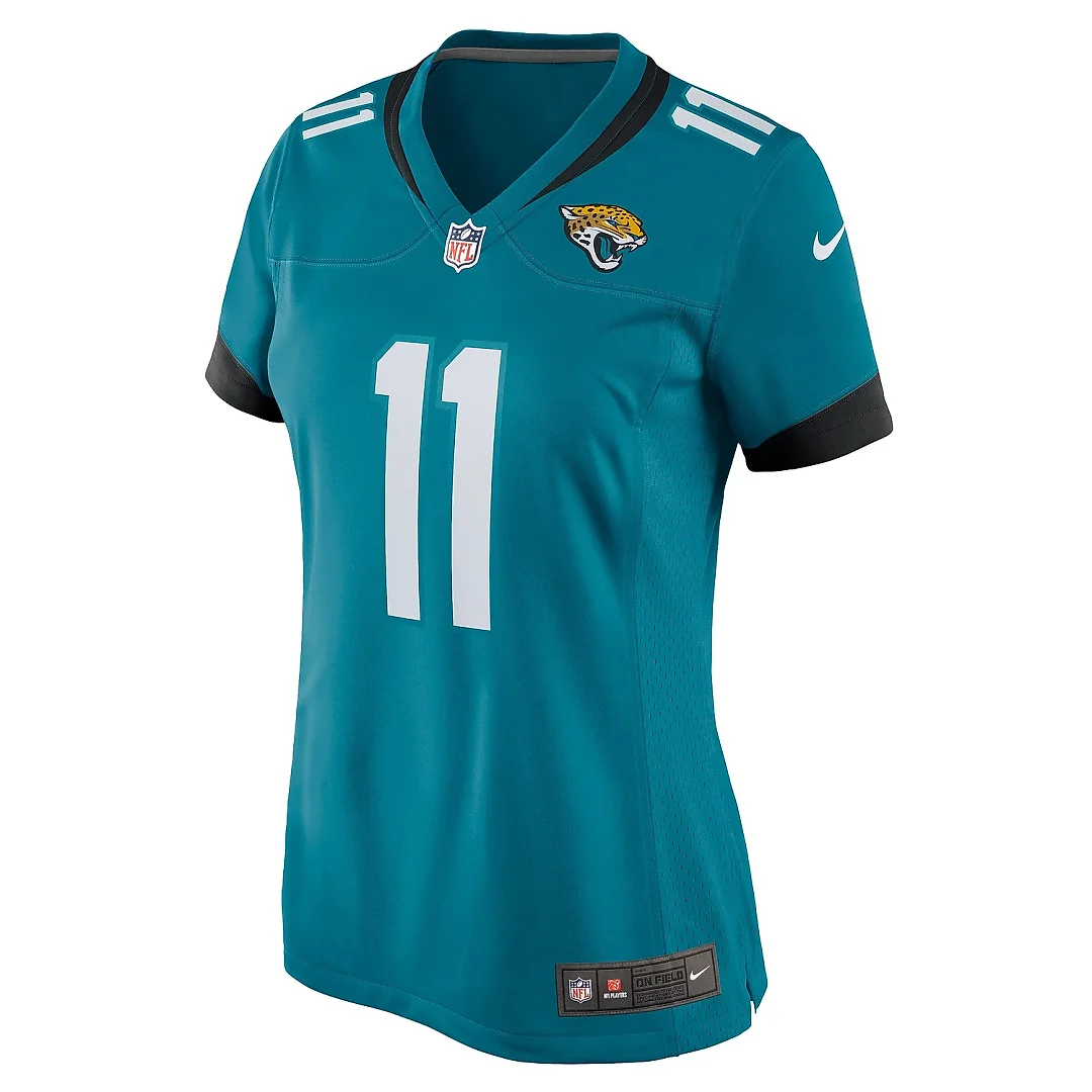 Zennovawear Women's Jacksonville Jaguars Parker Washington Teal Team Game Jersey
