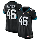 Zennovawear Women's Jacksonville Jaguars Ross Matiscik Black Game Jersey