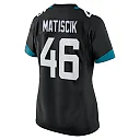 Zennovawear Women's Jacksonville Jaguars Ross Matiscik Black Game Jersey