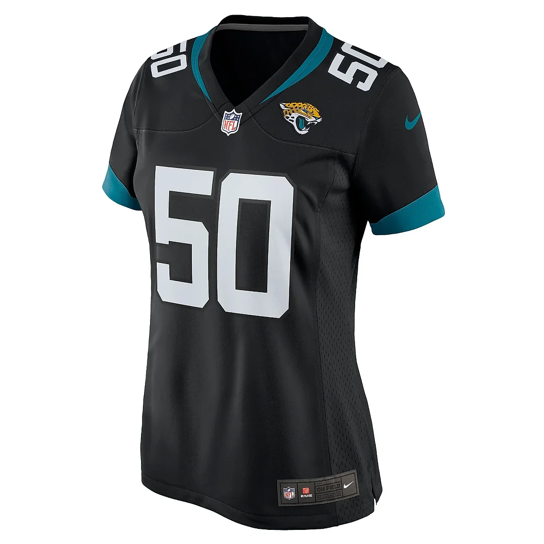 Zennovawear Women's Jacksonville Jaguars Shaquille Quarterman Black Game Jersey