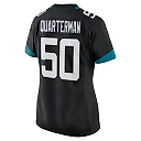 Zennovawear Women's Jacksonville Jaguars Shaquille Quarterman Black Game Jersey