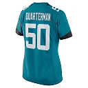 Zennovawear Women's Jacksonville Jaguars Shaquille Quarterman Teal Game Jersey