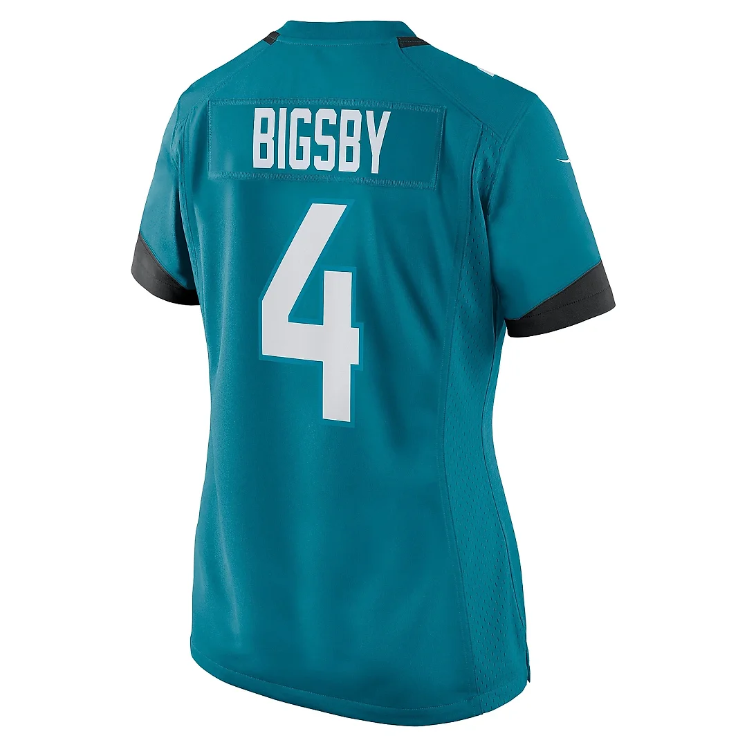 Zennovawear Women's Jacksonville Jaguars Tank Bigsby Teal Game Jersey
