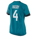 Zennovawear Women's Jacksonville Jaguars Tank Bigsby Teal Game Jersey