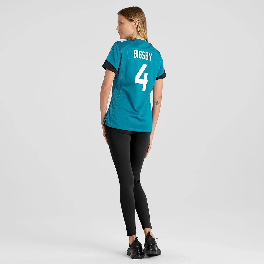 Zennovawear Women's Jacksonville Jaguars Tank Bigsby Teal Game Jersey
