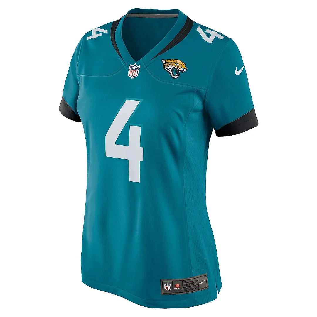 Zennovawear Women's Jacksonville Jaguars Tank Bigsby Teal Game Jersey