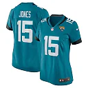 Zennovawear Women's Jacksonville Jaguars Tim Jones Teal Game Player Jersey