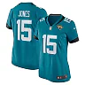 Zennovawear Women's Jacksonville Jaguars Tim Jones Teal Game Player Jersey
