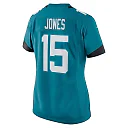 Zennovawear Women's Jacksonville Jaguars Tim Jones Teal Game Player Jersey