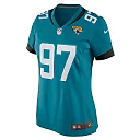 Zennovawear Women's Jacksonville Jaguars Tommy Togiai Teal Team Game Jersey