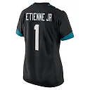 Zennovawear Women's Jacksonville Jaguars Travis Etienne Black Game Jersey