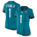 Zennovawear Women's Jacksonville Jaguars Travis Etienne Teal Game Jersey