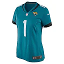 Zennovawear Women's Jacksonville Jaguars Travis Etienne Teal Game Jersey