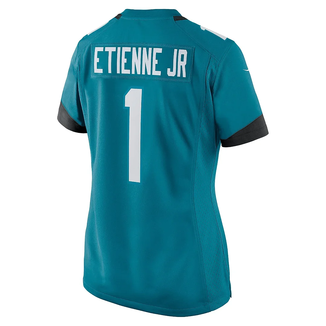 Zennovawear Women's Jacksonville Jaguars Travis Etienne Teal Game Jersey