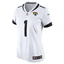 Zennovawear Women's Jacksonville Jaguars Travis Jr. Etienne White Game Player Jersey