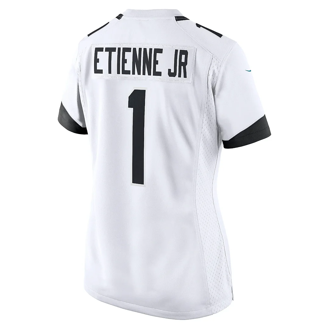 Zennovawear Women's Jacksonville Jaguars Travis Jr. Etienne White Game Player Jersey
