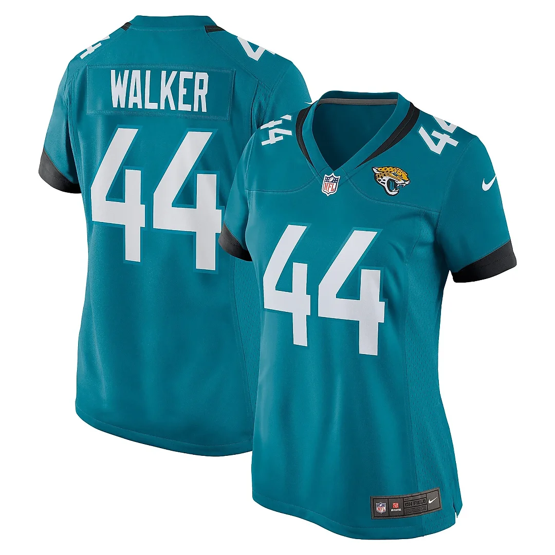 Zennovawear Women's Jacksonville Jaguars Travon Walker Teal Player Jersey