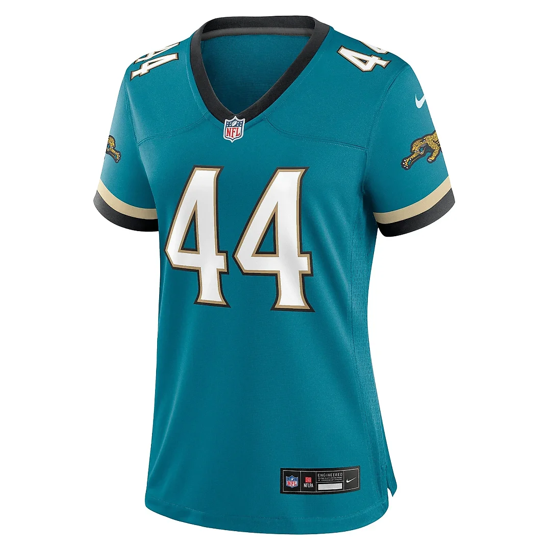 Zennovawear Women's Jacksonville Jaguars Travon Walker Teal Prowler Throwback Game Jersey