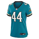 Zennovawear Women's Jacksonville Jaguars Travon Walker Teal Prowler Throwback Game Jersey