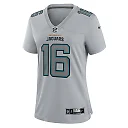 Zennovawear Women's Jacksonville Jaguars Trevor Lawrence Gray Atmosphere Fashion Game Jersey