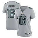 Zennovawear Women's Jacksonville Jaguars Trevor Lawrence Gray Atmosphere Fashion Game Jersey