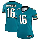 Zennovawear Women's Jacksonville Jaguars Trevor Lawrence Prowler Throwback Teal Alternate Legend Player Performance Top