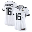 Zennovawear Women's Jacksonville Jaguars Trevor Lawrence White Game Jersey