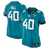 Zennovawear Women's Jacksonville Jaguars Tyler Hall Teal Team Game Jersey