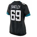 Zennovawear Women's Jacksonville Jaguars Tyler Shatley Black Game Jersey