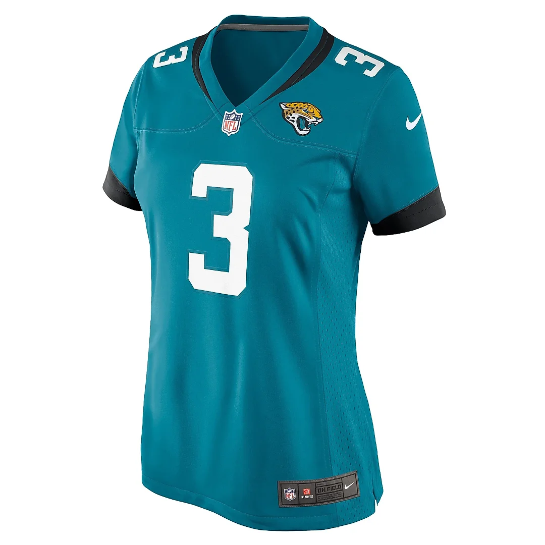 Zennovawear Women's Jacksonville Jaguars Tyson Campbell Teal Game Jersey