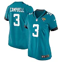 Zennovawear Women's Jacksonville Jaguars Tyson Campbell Teal Game Jersey